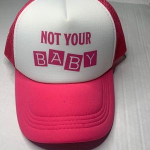 Pink Mesh Strap-back Trucker Cap